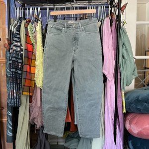 Madewell – Balloon Jeans Garment Dye – Shale (Turquoise) Light Wash